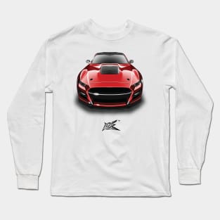 shelby gt500 red Long Sleeve T-Shirt